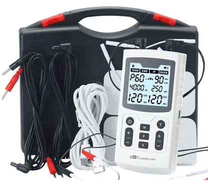 4in1 EMS Muscle Stimulator Device  HighFrequency TENS And Interferential Therapy For Pain Relief An 5