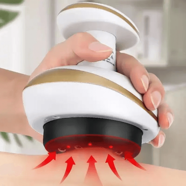 Electric Meridian Massage Brush  3in1 Body Cupping Scraping And Dredging Massager For Back And Abdo 2