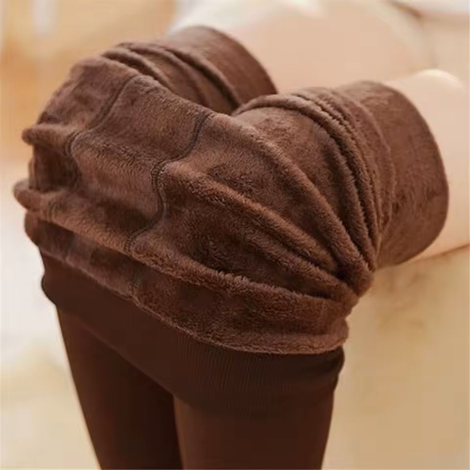 Womens Thermal Velvet Lined Slim Pantyhose Leggings 3