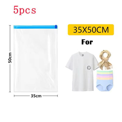 Travel RollUp Compression Bags  SpaceSaving Storage For Suitcases And Backpacks 4