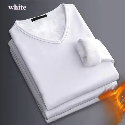 Mens Long Sleeve Thermal Shirt With Velvet Lining 10