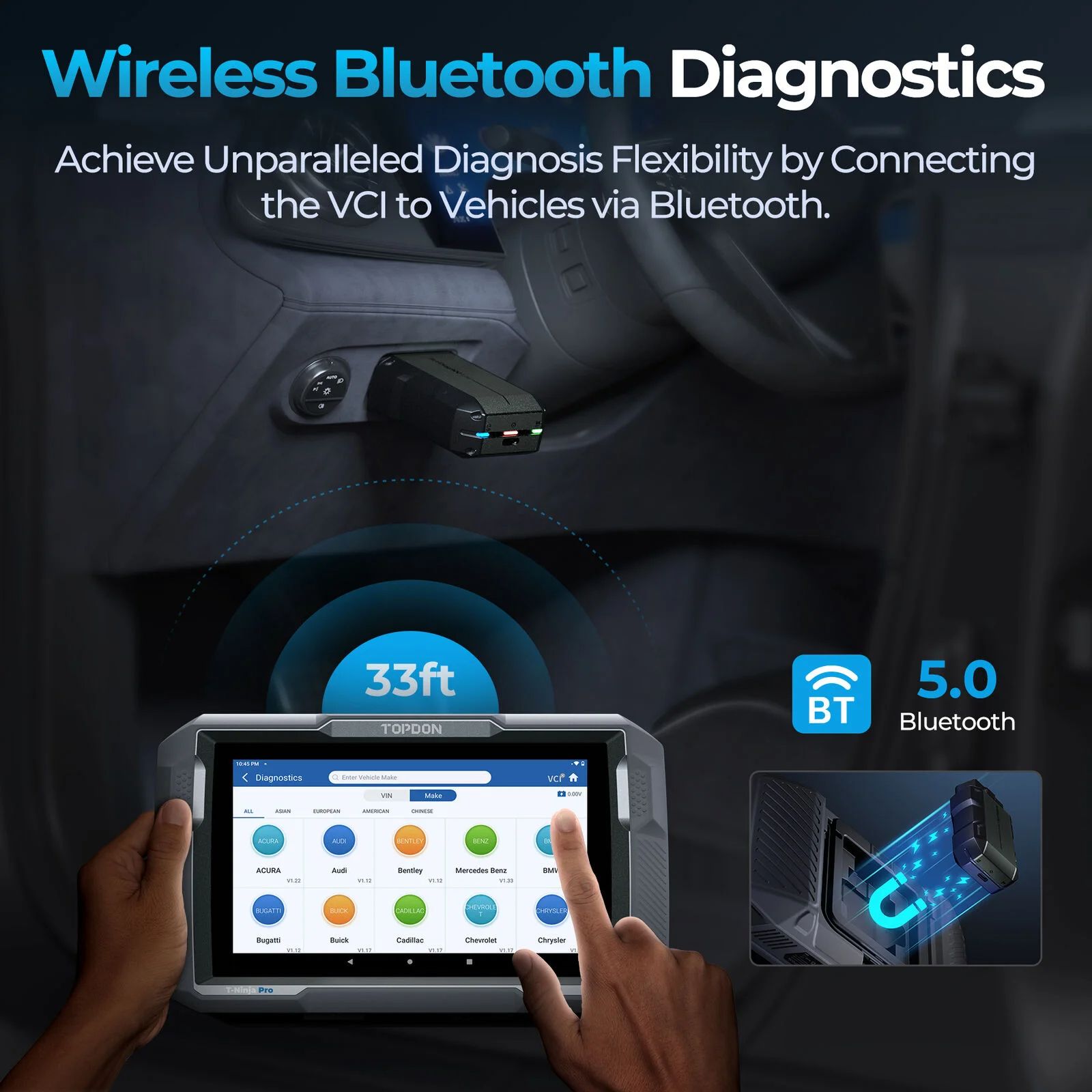ArtiDiag900 Lite Wireless Scanner All Systems Bi Directional Diagnostic Scan Tool With Free Upgrade 4