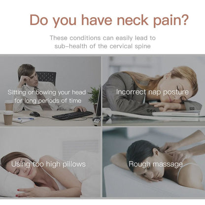 Electric Neck Massager With Vibration Heat Air Compression  Kneading Cervical Neck Stretcher Pillow 1