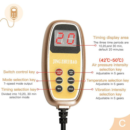 Electric Neck Massager With Vibration Heat Air Compression  Kneading Cervical Neck Stretcher Pillow 5