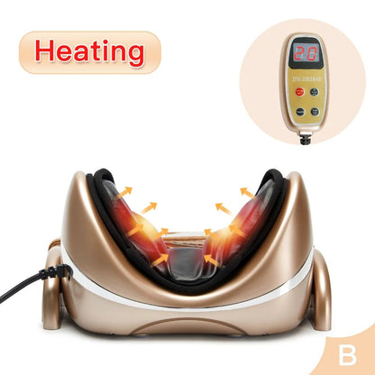 Electric Neck Massager With Vibration Heat Air Compression  Kneading Cervical Neck Stretcher Pillow 7