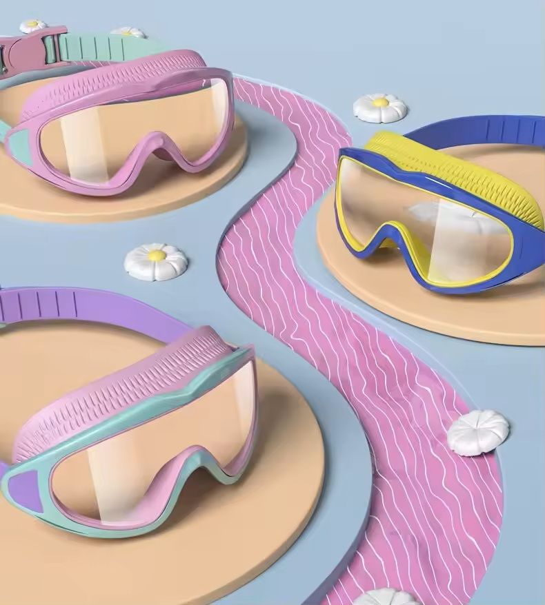Childrens Wide Angle Anti Fog Swimming Goggles 11