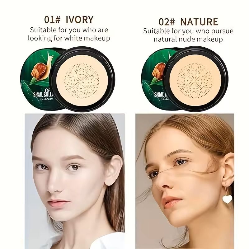 Snail Collagen BB Cream With Air Cushion Applicator 5
