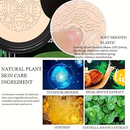 Snail Collagen BB Cream With Air Cushion Applicator 7