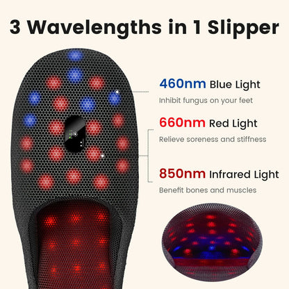 Rechargeable Red Light Therapy For Feet Pulse Foot Therapy Device At Home For Inflammation  Itchine