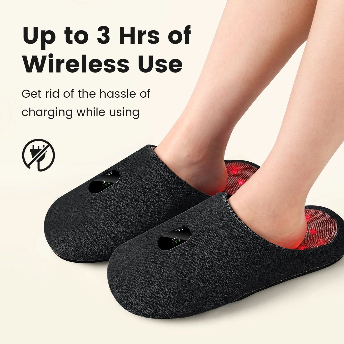 Rechargeable Red Light Therapy For Feet Pulse Foot Therapy Device At Home For Inflammation  Itchine