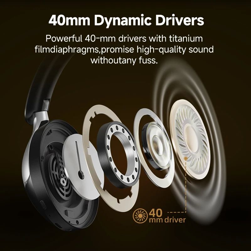 QCY Pro ANC Wireless Headphone With HiRes Spatial Audio Noise Canceling LDAC Bluetooth Over Ear Hea 5