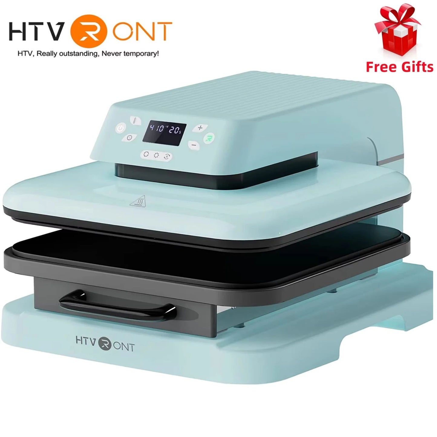 Automatic Heat Press, One Key Auto Pressure DIY Sublimation & Iron On HTV Machine for Crafts, T Shirts, Bags
