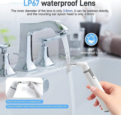 Wireless Otoscope Ear Camera With Dual View UltraThin 720P HD WiFi Ear Scope For Kids Adult 6 LED L 2
