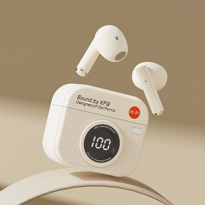 TWS Wireless Earbuds with LED Display, Bluetooth 5.4 Earphones, 36H Playtime, Built-in Mic, IPX5 Sweatproof for Sports