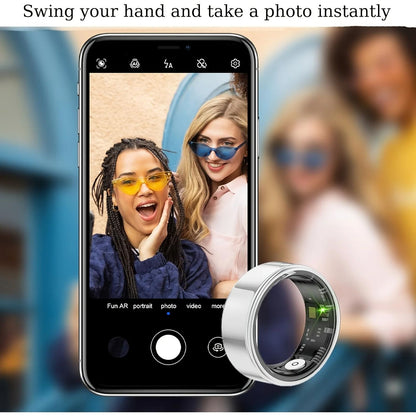 Smart Ring For Sleep Tracking  Motion Monitoring Compatible With IPhone Android  Ideal Smart Gift F 5