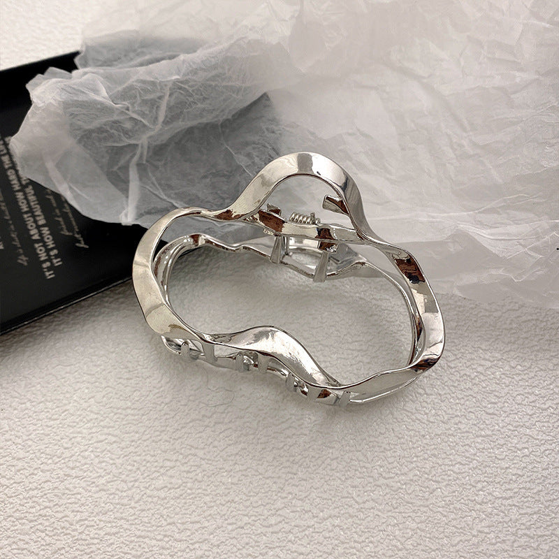 Hollow Liquid Hair Clips Metal Hair Claw Hairclip For Women Crab Fashion Accessories  Headband Hair 4