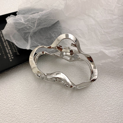 Hollow Liquid Hair Clips Metal Hair Claw Hairclip For Women Crab Fashion Accessories  Headband Hair 4