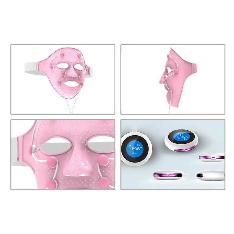 Electric Beauty Massager Anti Wrinkle Magnet Facial Massage Mask Silicone SPA Face Mask For Skin Fi 4