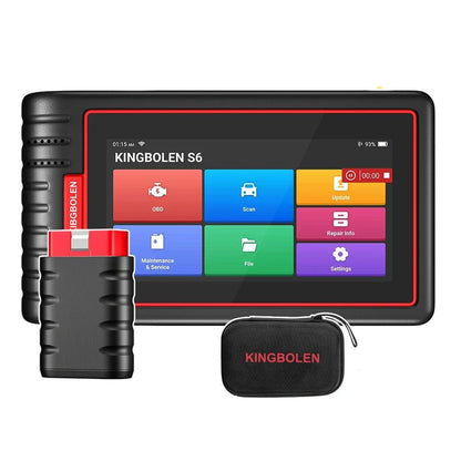 KINGBOLEN OBD Automotive Scanner Bluetooth All System Car Diagnostic Tool, IMMO, BMS, TPMS, ABS Bleeding, Lifetime Free