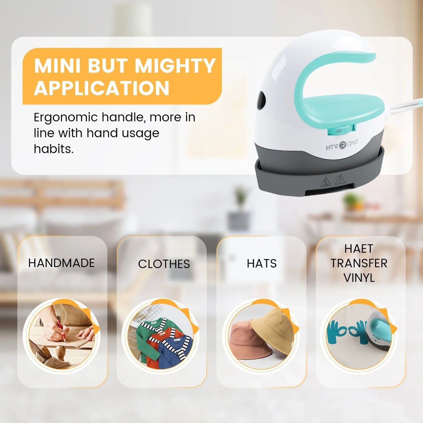 Mini Heat Press Machine For Clothes Hats Shoes Auto Easy Heat Transfer Iron On Tool For Vinyl DIY P 2