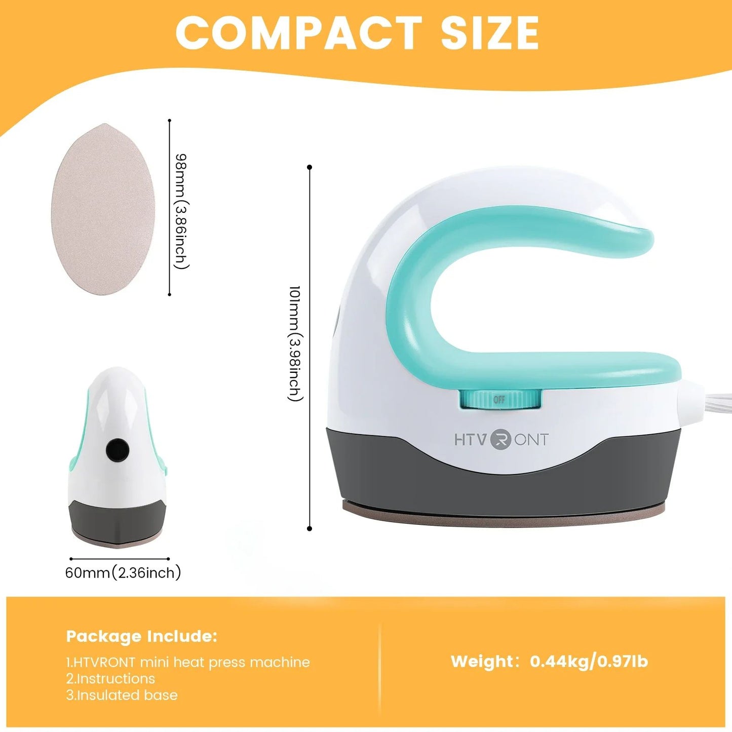 Mini Heat Press Machine For Clothes Hats Shoes Auto Easy Heat Transfer Iron On Tool For Vinyl DIY P 5