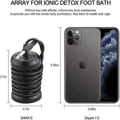 Ionic Detox Foot Spa Bath Machine With Massager Foot Soak Detoxification System For Relieving Fatig 2