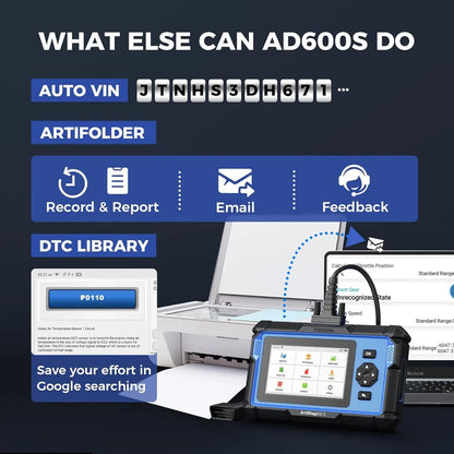 Automotive OBD2 Scanner Code Reader ABS Airbag Oil Reset Diagnostic Tool For All Car Systems 4