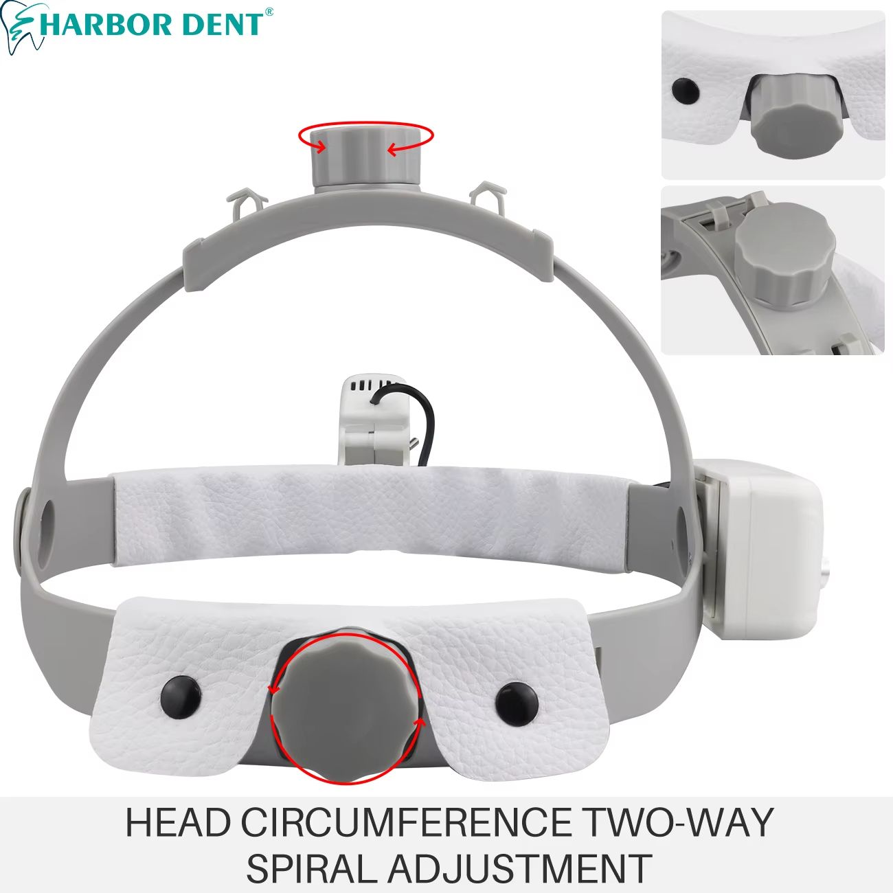 5W LED Dental Head Light Adjustable Brightness  Spot For Dentistry Lab  Surgical Procedures 4
