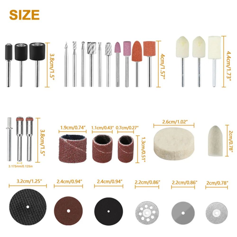 Power Tools Rotary Tool Accessory Set For Dremel Drill Grinding Polishing Cutting Mini Saw Blade  A 4
