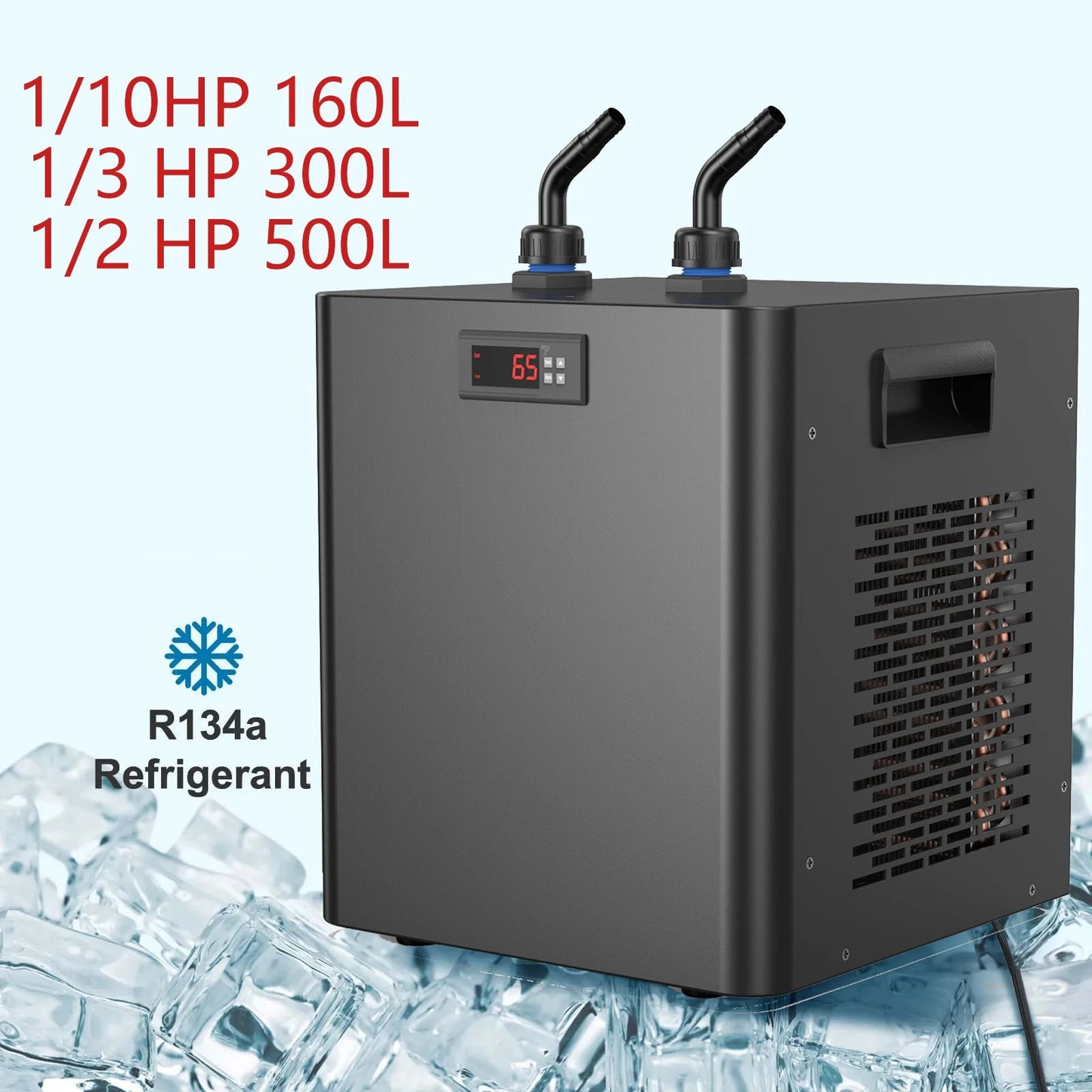 Aquarium Chiller Hydroponic Water Cooler Fish Tank Cooling System for Axolotl Reef Shrimp Coral Fresh