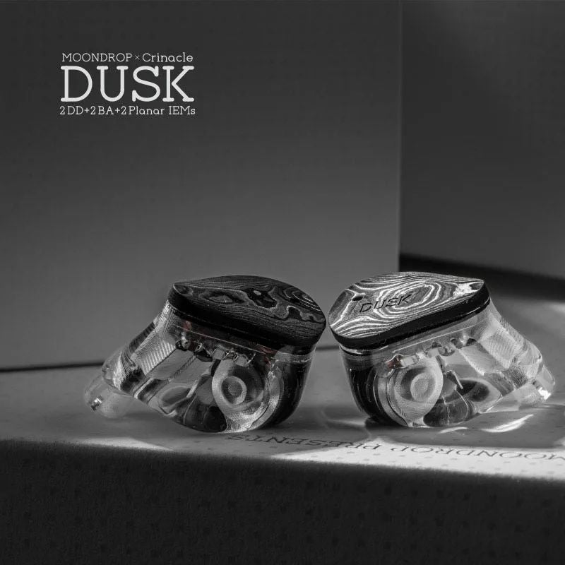 MoonDrop Dusk 2 Planar In Ear Headphone Interchangeable Cable With 35mm Pro Grade Audio 1