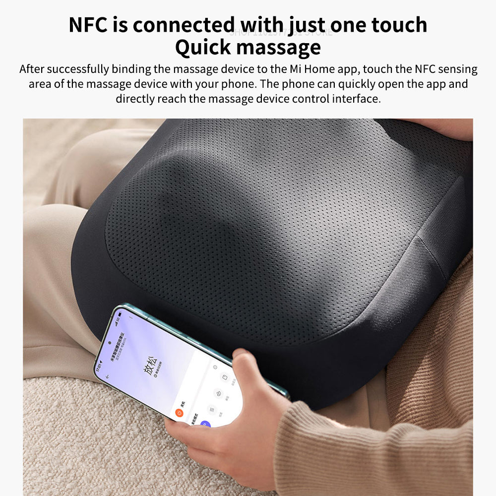 Smart Waist Massager With Hot Compress Back  Shoulder Massager Adjustable Heat APPControlled 5
