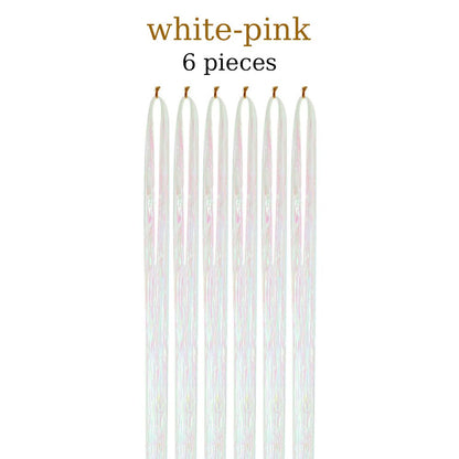 48 Inch Fairy Hair Tinsel Kit  1200 Sparkling Hair Extensions In 12 Colors 12