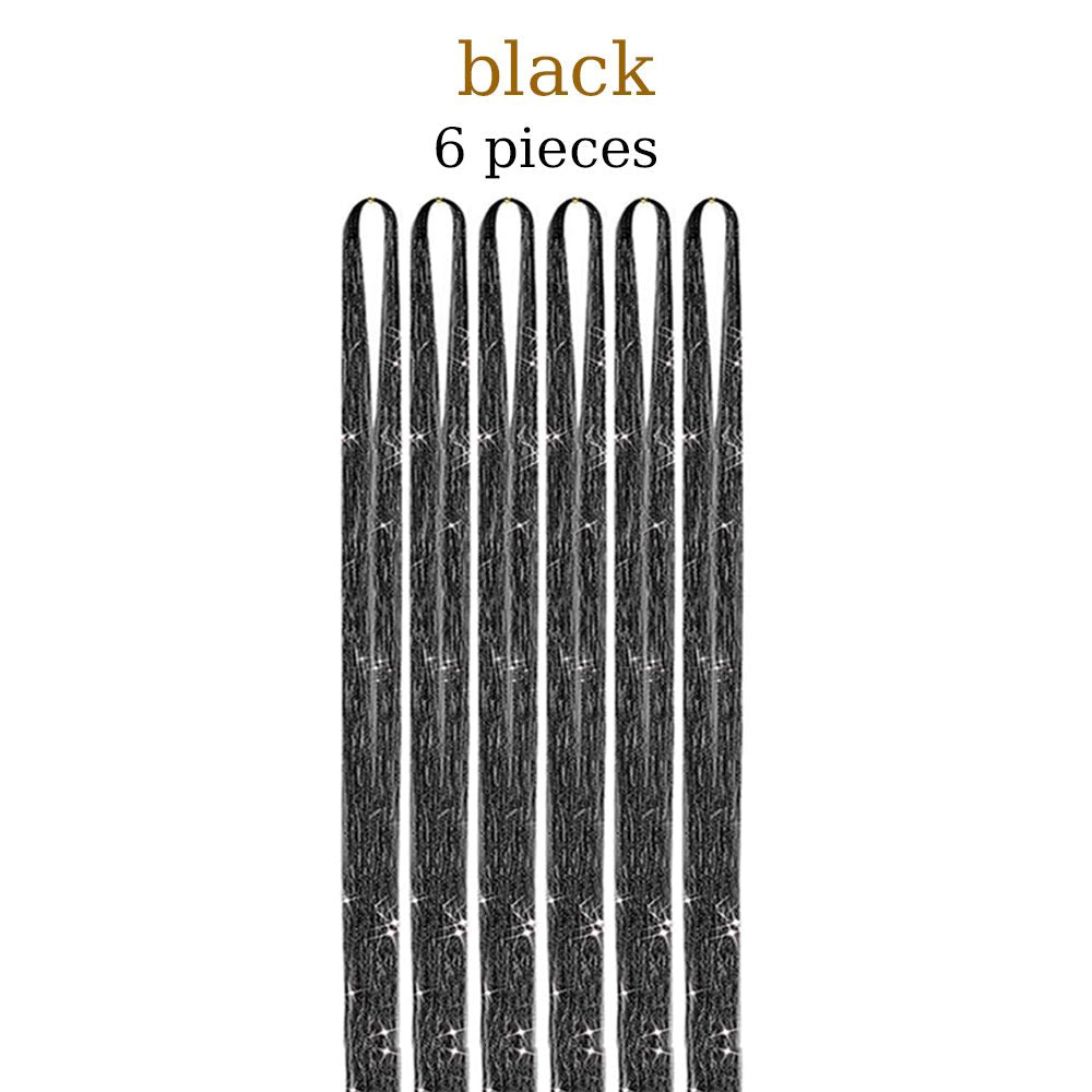 48 Inch Fairy Hair Tinsel Kit  1200 Sparkling Hair Extensions In 12 Colors 14