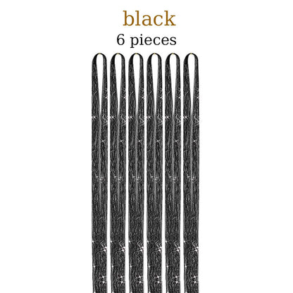 48 Inch Fairy Hair Tinsel Kit  1200 Sparkling Hair Extensions In 12 Colors 14