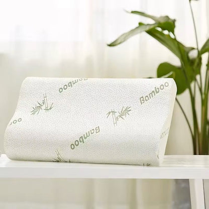 Bamboo Memory Foam Pillow With Removable Cover 4