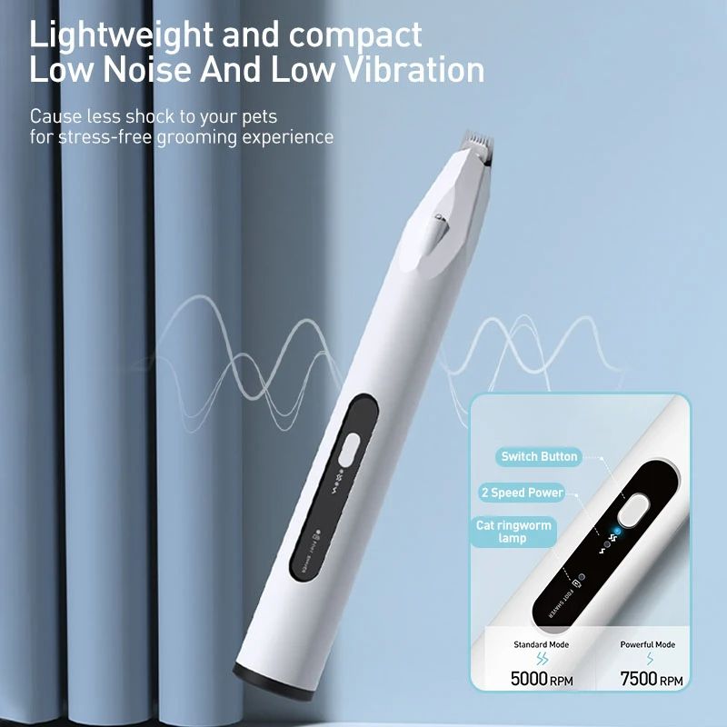 ROJECO Dog Hair Trimmer Professional Pet Foot Hair Trimmer  Dog Grooming Clippers For Haircut Hair  1