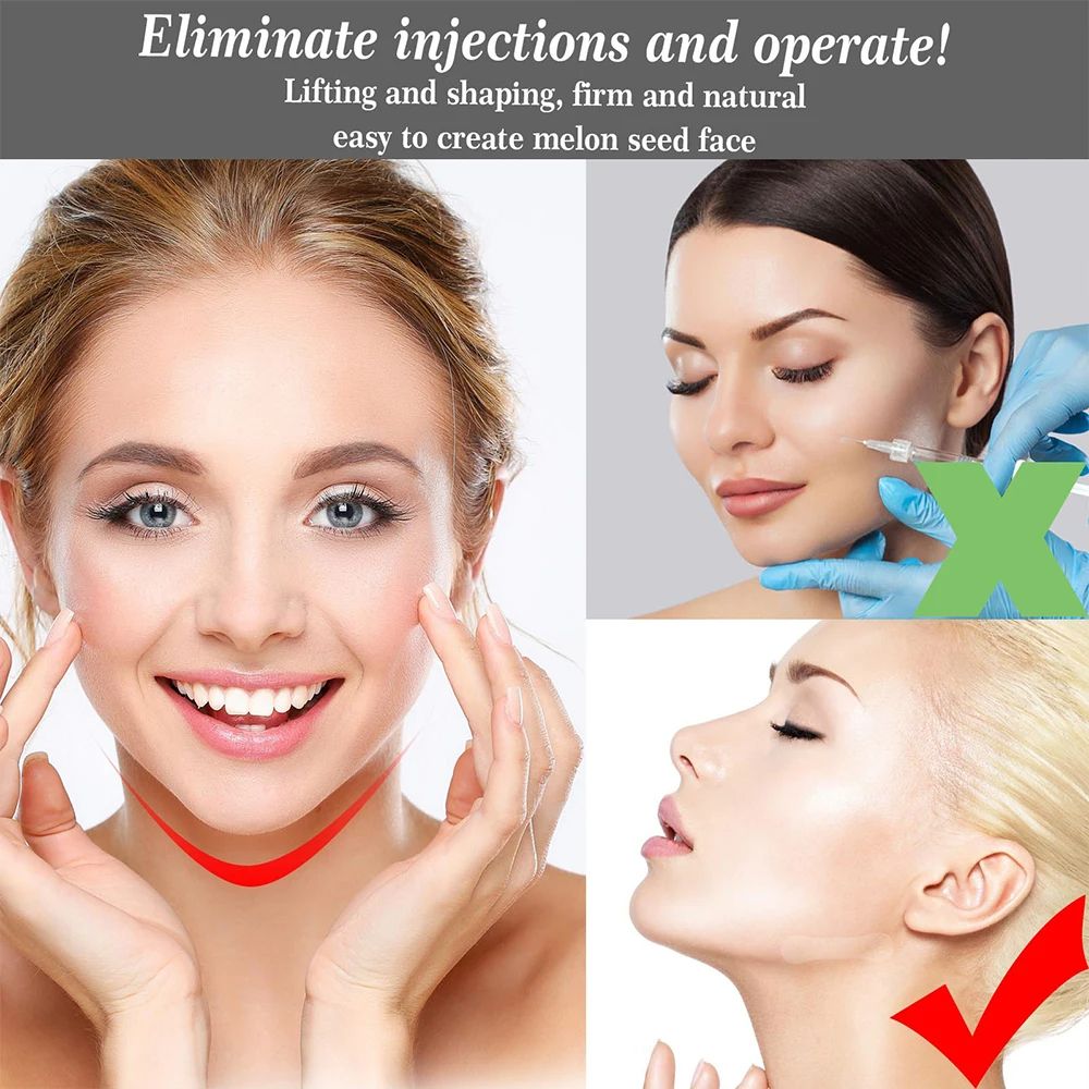 Thin Face Sticker Invisible Face Lift Patch V Face Breathable AntiWrinkle Adhesive Tape For Chin Li 2