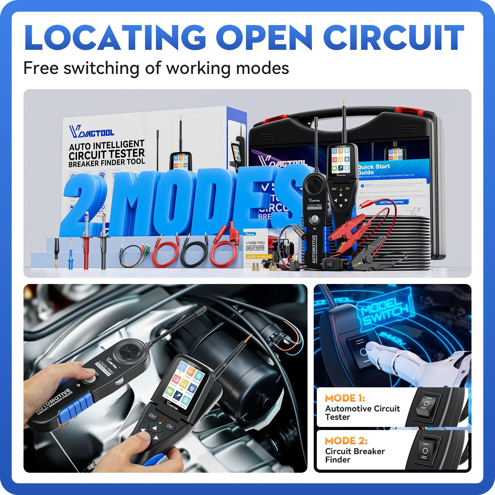 Automotive Power Circuit Probe Tester Complete Electrical System Diagnostic Tool 4