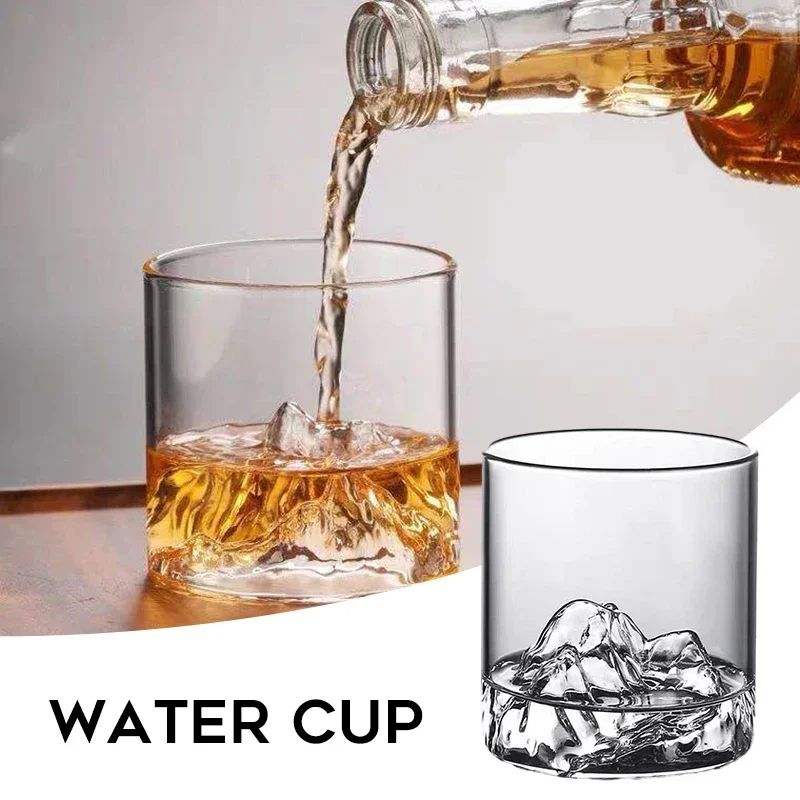 Creative Glass Mountain Viewing Cup Japanese Style Mountain Teacup High Beauty Household Water Mug  1