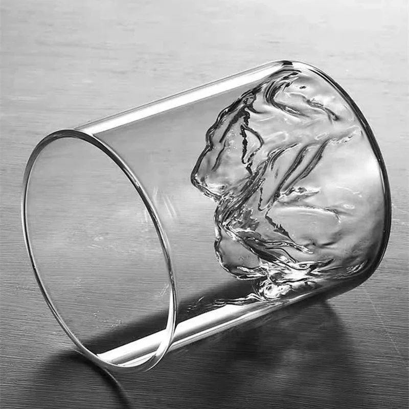Creative Glass Mountain Viewing Cup Japanese Style Mountain Teacup High Beauty Household Water Mug  4