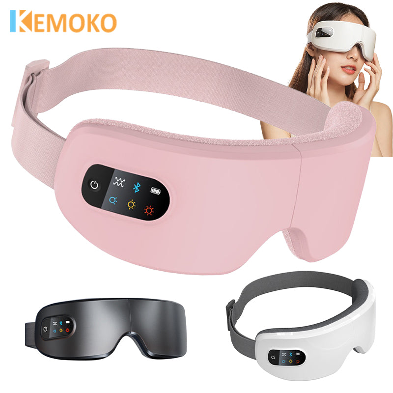 4D Smart Airbag Eye Massager, Vibration, Hot Compress, Bluetooth Eye Care Instrument Glasses