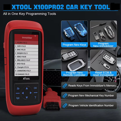 XTOOL X100Pro2 Professional OBD Scanner Key Programmer  Immobilizer With EEPROM Adapter 2
