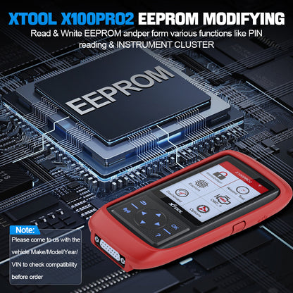 XTOOL X100Pro2 Professional OBD Scanner Key Programmer  Immobilizer With EEPROM Adapter 3