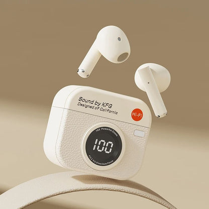 Wireless Earphones Playback Sport Earbuds With LED Display  Built In Mic 6