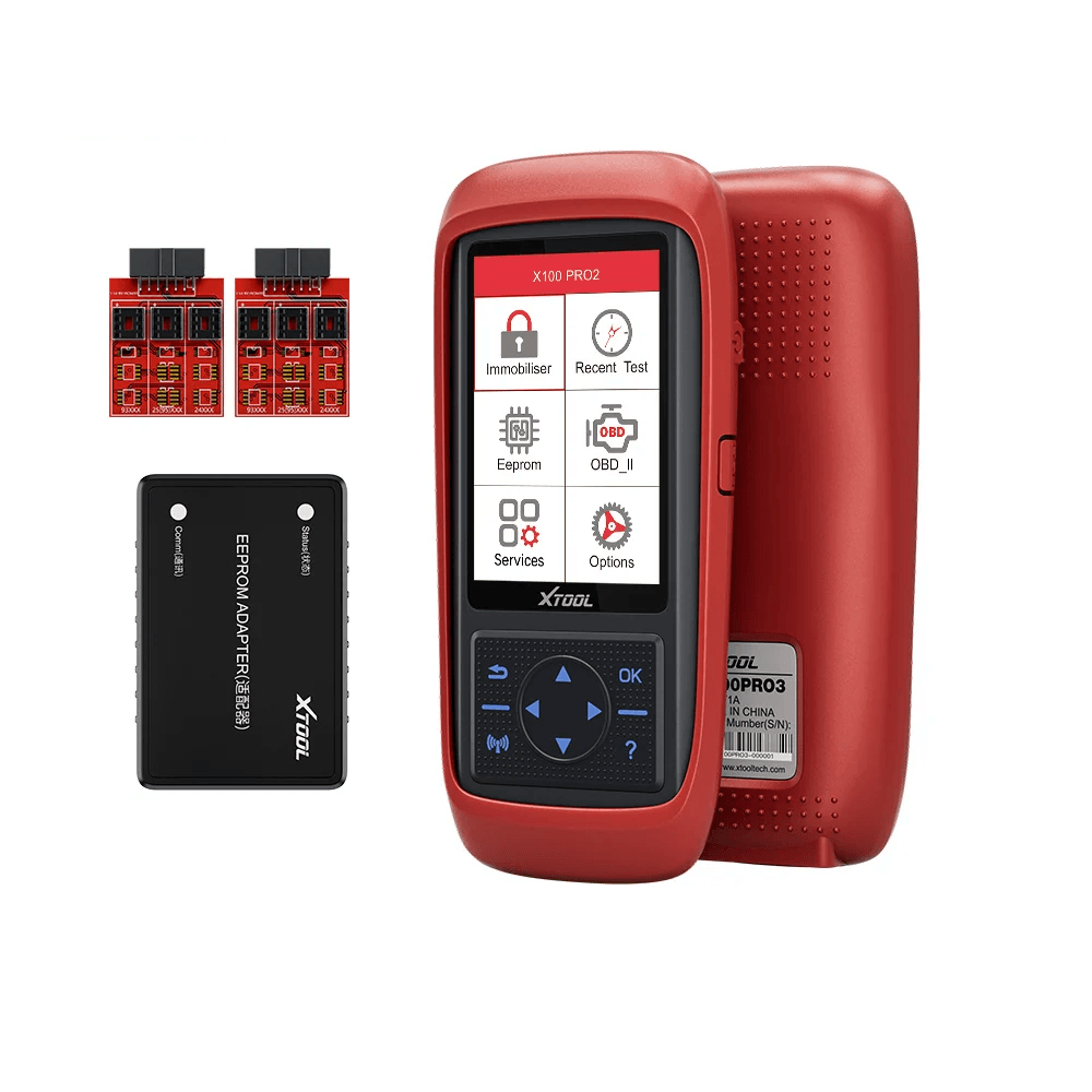 XTOOL X100Pro2 Professional OBD Scanner, Key Programmer + Immobilizer with EEPROM Adapter