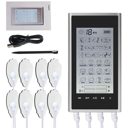 24Mode TENS Unit Muscle Stimulator  4 Output Channel Electric EMS Massager For Pain Relief  Body Sl 5