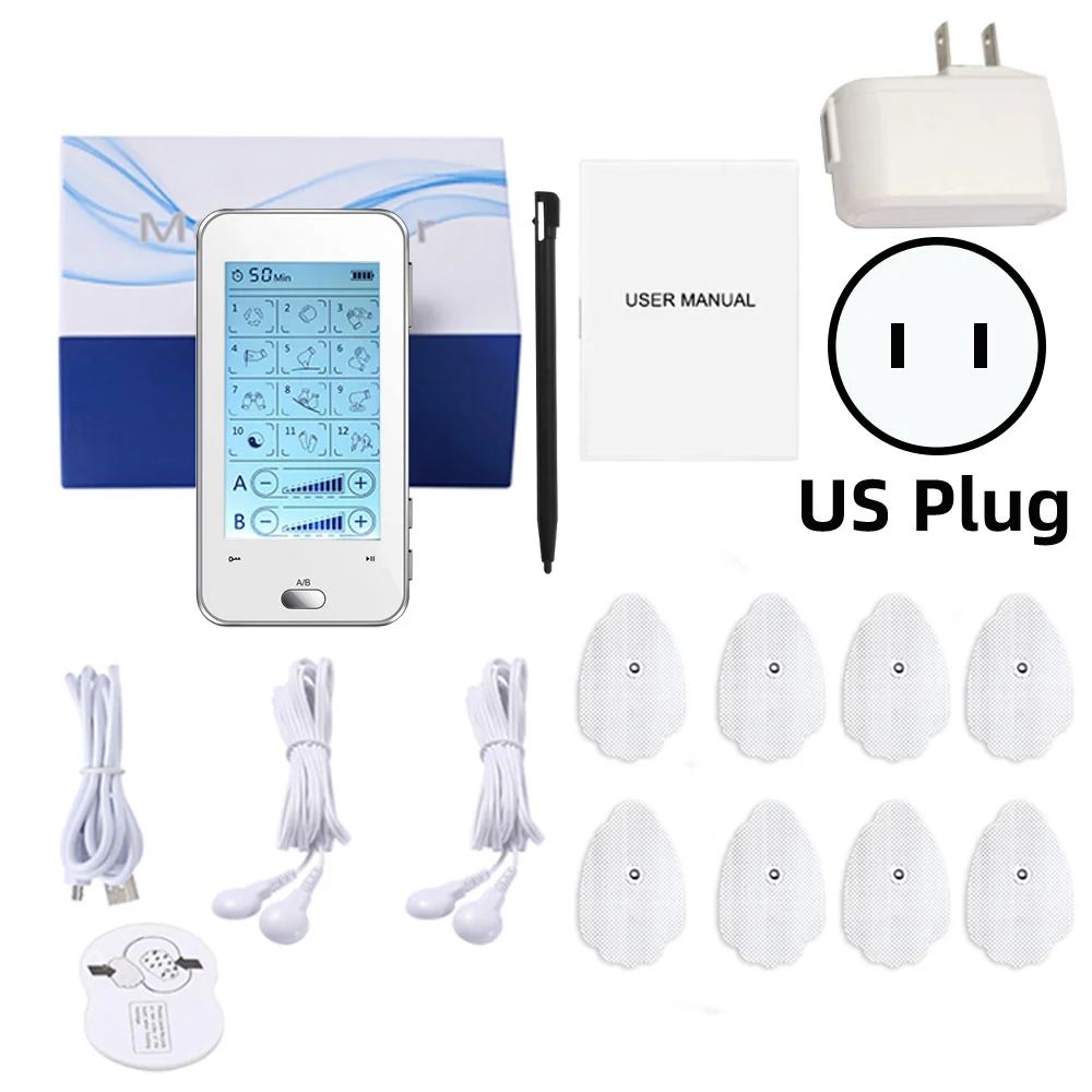 24Mode TENS Unit Muscle Stimulator  4 Output Channel Electric EMS Massager For Pain Relief  Body Sl 7
