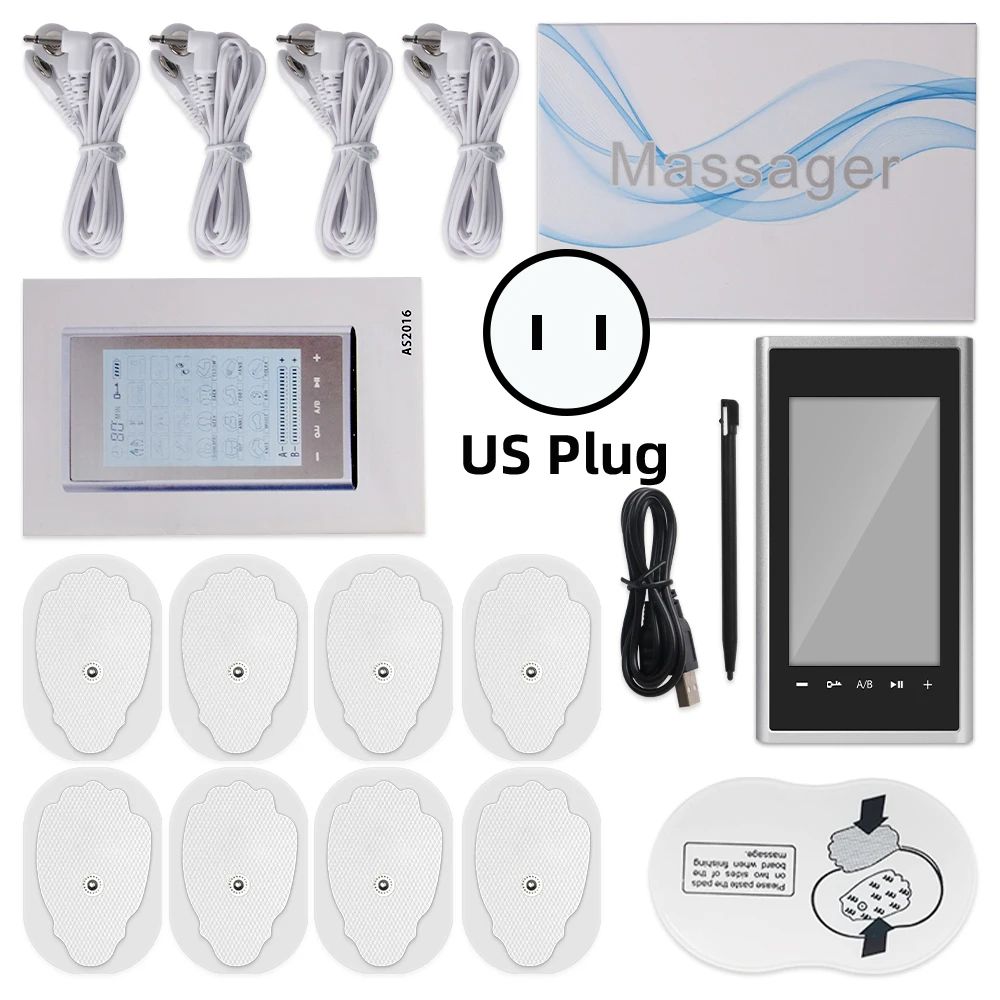 24Mode TENS Unit Muscle Stimulator  4 Output Channel Electric EMS Massager For Pain Relief  Body Sl 9