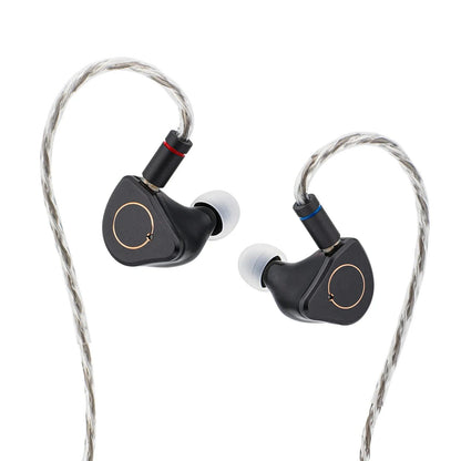 SuperMix Hybrid Drivers HiFi Earphone Wired Audiophile IEMs With SilverPlated OFC Cable For Studio  3